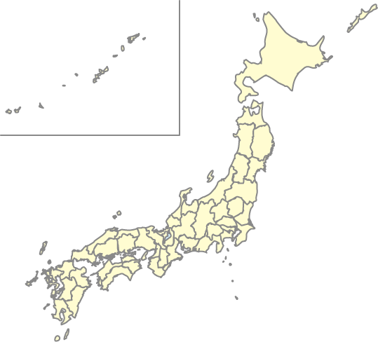 地図から都道府県を選択
